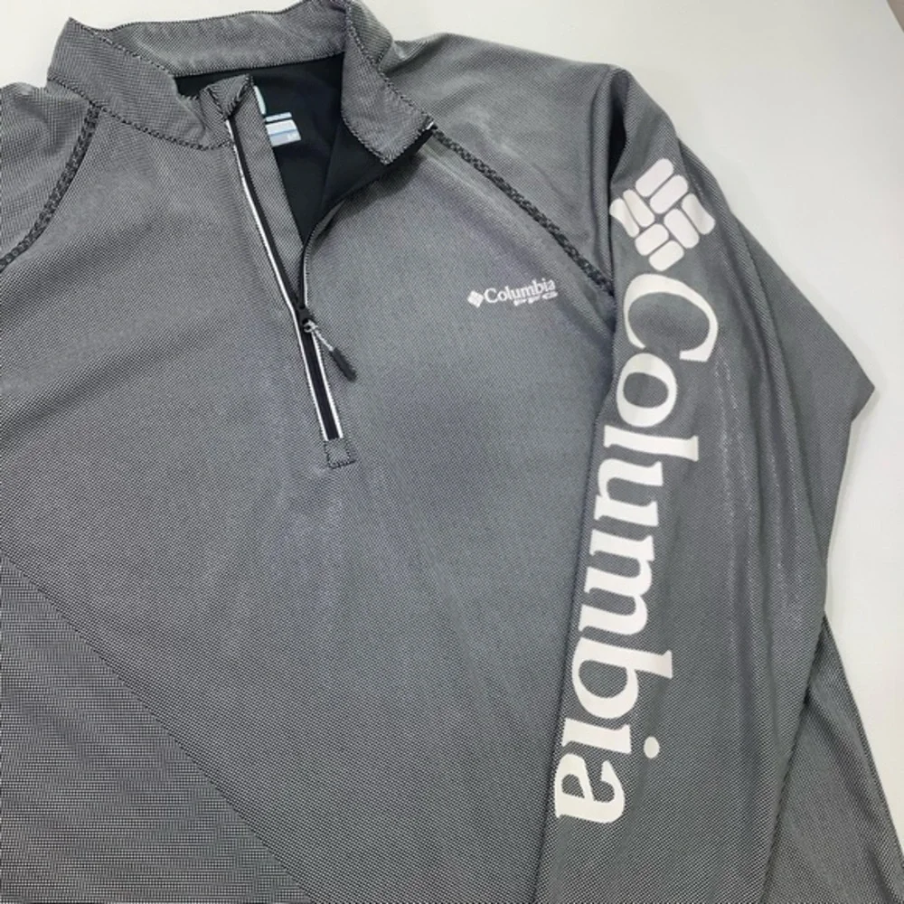 Columbia PFG 1/2 zipper sweat activated cooling outdoor long sleeves shirt SZ S - Picture 9 of 15